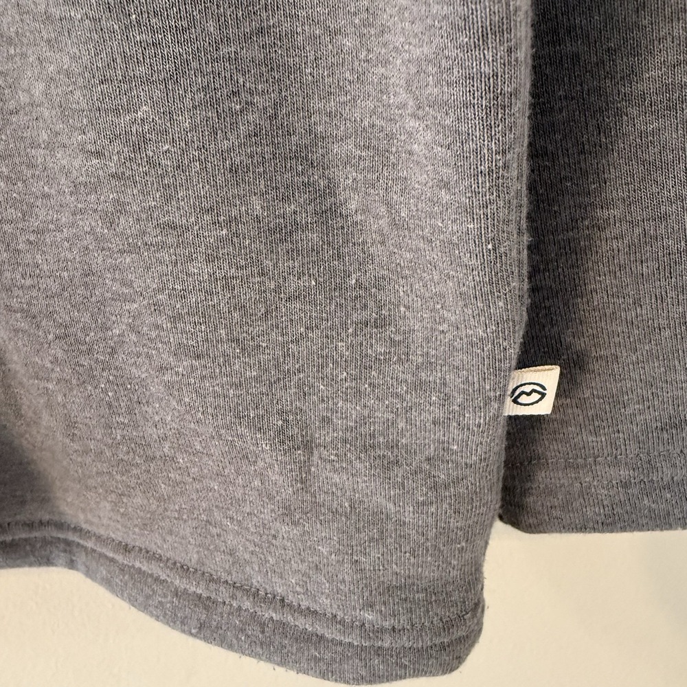 Magellan Men's Loose Fit Gray Quarter Zip Fleece Pullover Jacket M - Picture 2 of 9